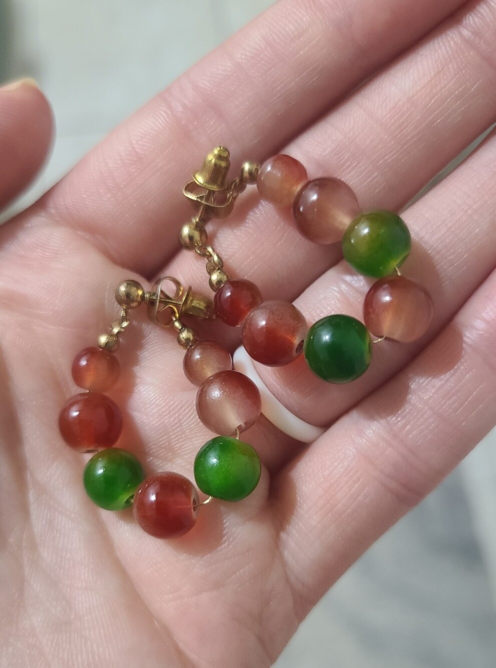 Cute Chunky Bead Earrings